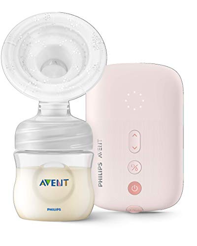 Philips Avent SCF395/11 - Sacaleches eléctricos individual silencioso con cojín masajeador, 8...