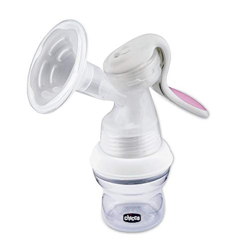 Chicco - Sacaleches manual con copa de silicona y mango ergonómico