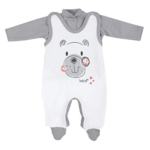 TupTam Estampado Pelele y Traje para Bebé, Set de 2 Piezas, Oso,...