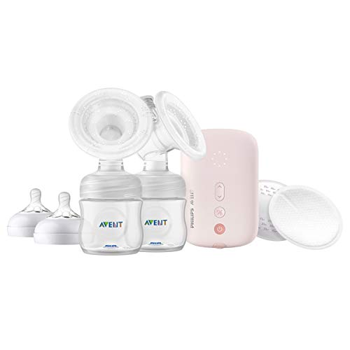 Philips Avent SCF397/11 - Bomba de leche eléctrica, doble bomba, cojín de...