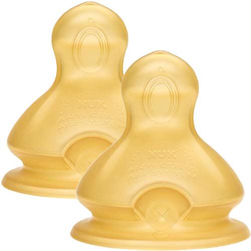 NUK First Choice+ - Pack de 2 tetinas de látex T2-L