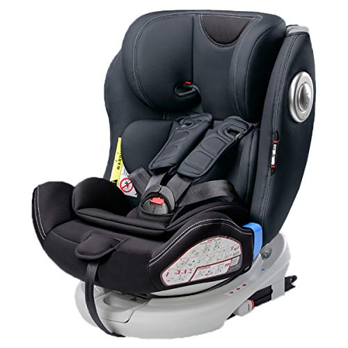 Babify - Silla de coche grupo 0+/1/2/3 Isofix rotación 360º