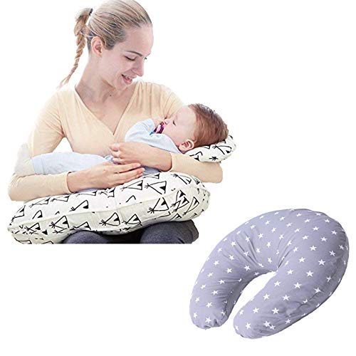 Star Ibaby Cojin de lactancia y embarazo con almohada - Color Stars...