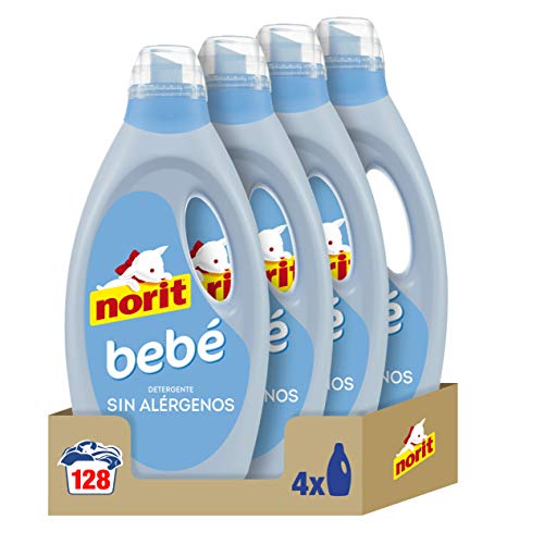 Norit Bebé - Detergente Líquido para Ropa de Bebé, Pieles Sensibles y...