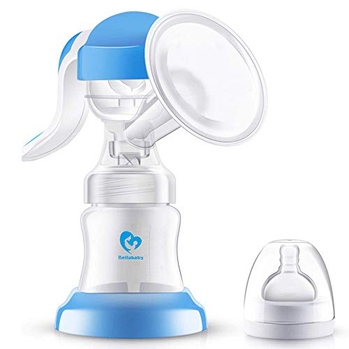 Bellababy Sacaleches Manual, Extractor de leche Portátil, Cómoda y Rápida, Con Fácil...