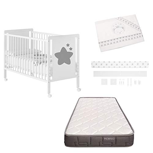 Cuna colecho de bebe Axia + Kit colecho + Colchón HR +...