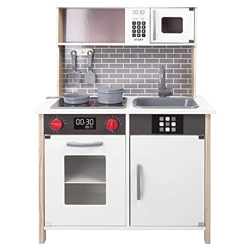 WOOMAX - Cocina de madera con accesorios