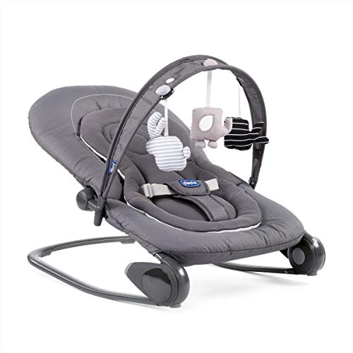 Chicco Hoopla - Hamaca con arco de juegos, sistema balancín y reductor,...