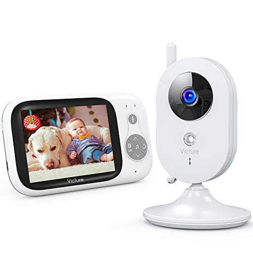 Victure Vigilabebés Inalambrico con Cámara y Audio, Cámara de Vigilancia, Bebé Monitor...