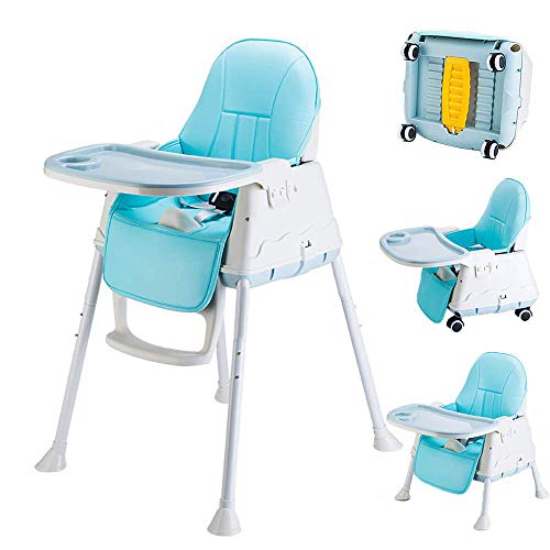 Sinbide Trona para Bebé Niños Reclinable Silla Alta de Bebé para Comer...