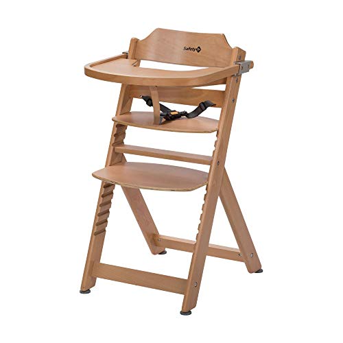Safety 1st Timba Trona de madera con bandeja, Trona evolutiva para niños...
