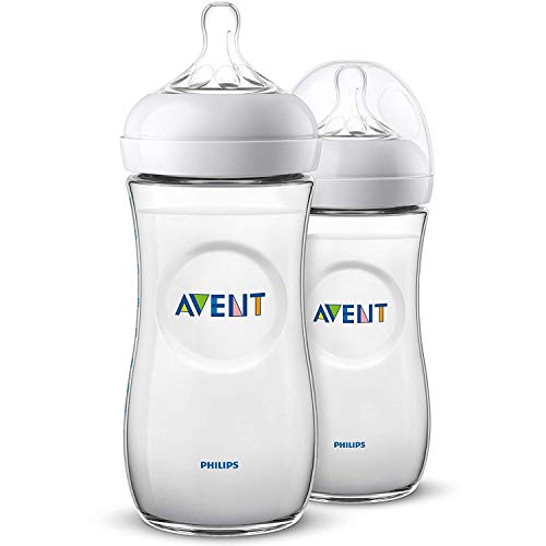 Philips Avent Biberón Natural SCF036/27 - Pack de dos biberones, de 330...
