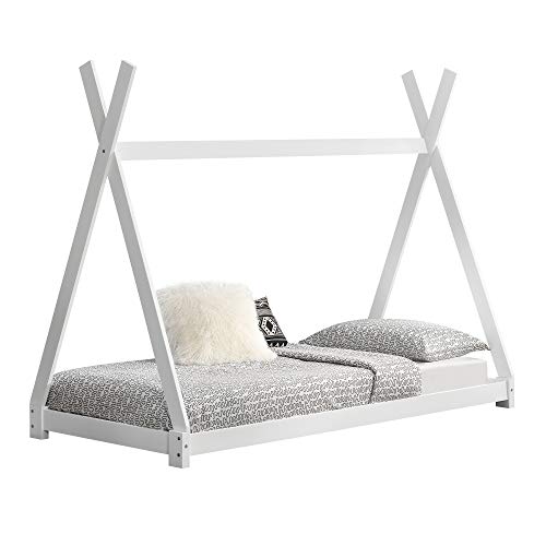 [en.casa] Cama para niños Cama Infantil Estructura Tipi de Madera Pino Medidas...