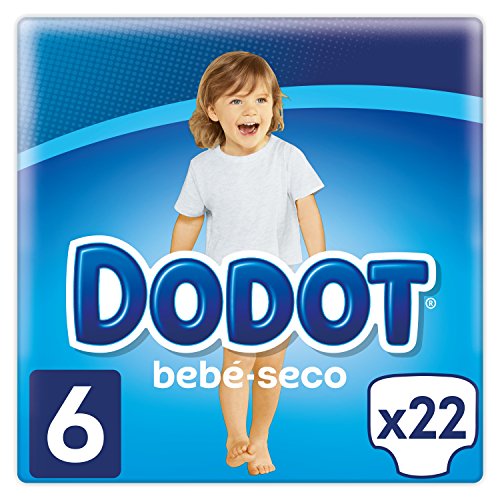 Dodot Pañales con Canales de Aire Bebé-Seco, Talla 6, para Bebes de...