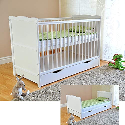 Cuna convertible en cama infantil