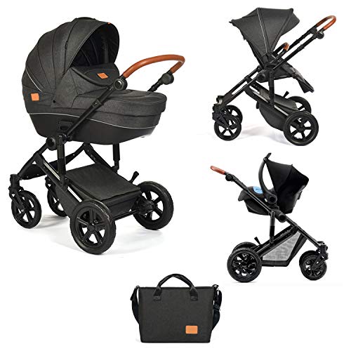Ibaby One - Cochecito de bebe 3 en 1 - Capazo, Silla,...