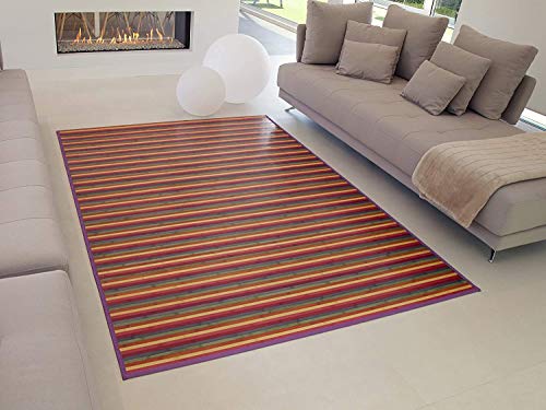 EL MUNDO Alfombra BAMBÚ - Multi, 200x300 cm.