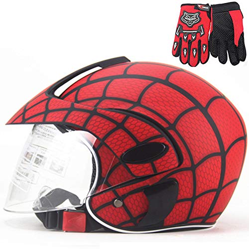 ZJRA Casco de Moto para niños y niñas