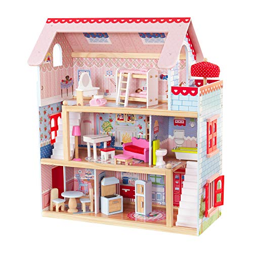KidKraft-Chelsea Casa madera con muebles