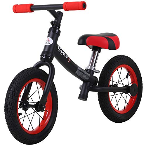 HOMCOM Bicicleta sin Pedales Sillín Regulable 31-45cm