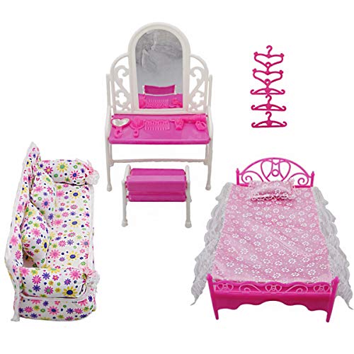 Haokaini Muebles de Casa de Muñecas 8Pcs